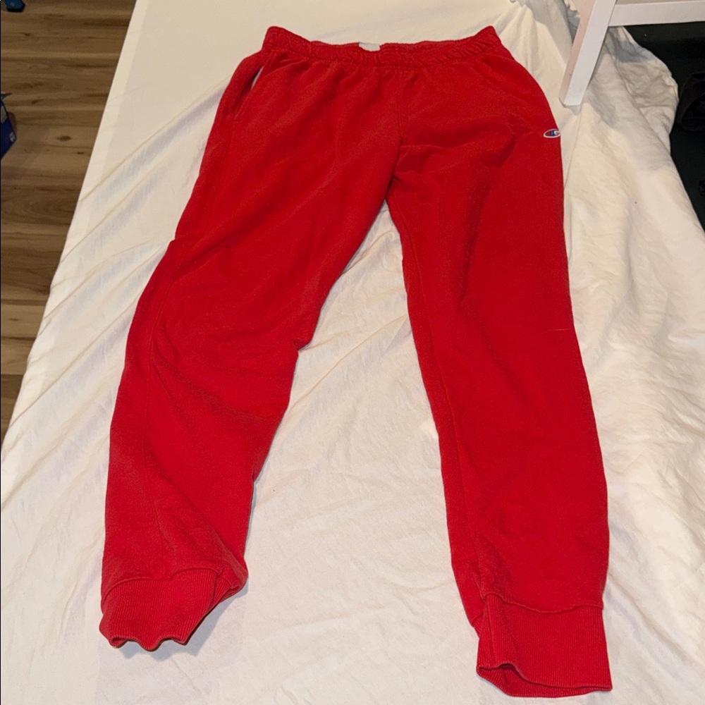 Champion Bright Red Joggers